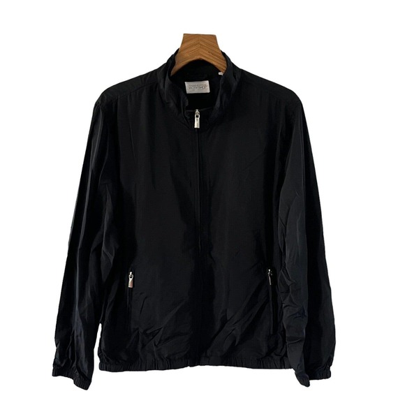 JB Workshop Los Angeles Men's Zip Up Windbreaker Jacket In Black Size L - Picture 1 of 2